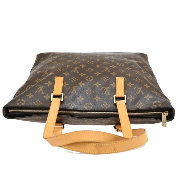 LOUIS VUITTON Cabas Mezzo Shoulder Bag Monogram Leather Brown M51151 10EF272 - Picture 12 of 15